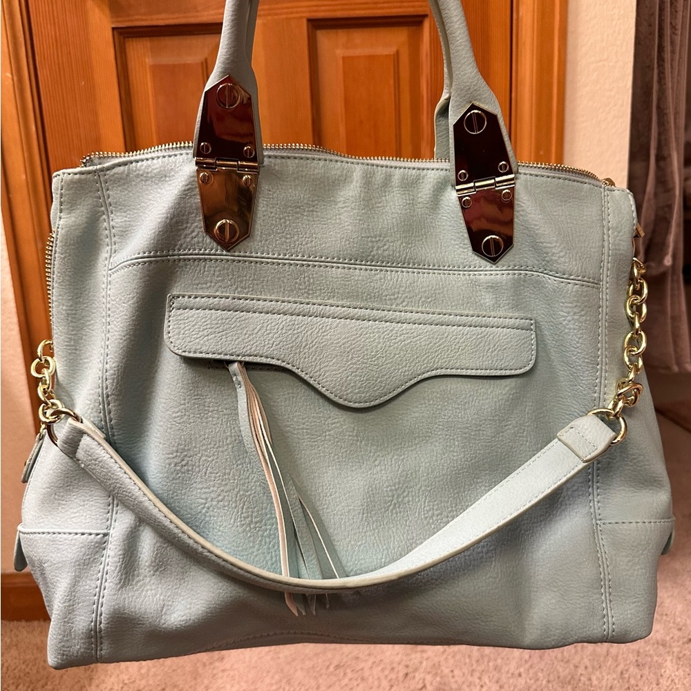NWT Steve Madden Satchel Handbag Cloud Blue